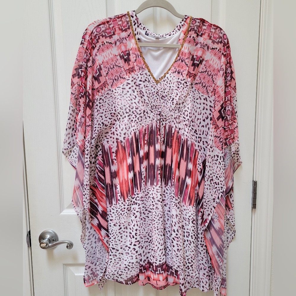 Lined flowy Jennifer Lopez dress